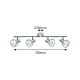 Rabalux Spot rasveta Holly E14 4x MAX 40W antično zlato (5550) - 5550-1