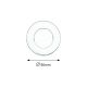 RABALUX Ugradna rasveta Lois LED 3W - 5584