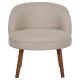 ATELIER DEL SOFA Fotelja Nice, krem - 558ZEN1131