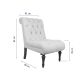ATELIER DEL SOFA Fotelja San Jose, braon/krem - 558ZEN1198