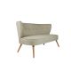 ATELIER DEL SOFA Sofa dvosed Bienville, siva - 558ZEN1203