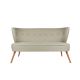 ATELIER DEL SOFA Sofa dvosed Bienville, siva - 558ZEN1203