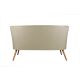 ATELIER DEL SOFA Sofa dvosed Bienville, siva - 558ZEN1203