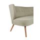 ATELIER DEL SOFA Sofa dvosed Bienville, siva - 558ZEN1203