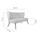 ATELIER DEL SOFA Sofa dvosed Bienville, siva - 558ZEN1203