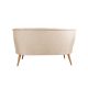 ATELIER DEL SOFA Sofa dvosed Richland Loveseat, krem - 558ZEN1211