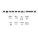 TCL Televizor 55A300W, Ultra HD, Google TV Smart - 55A300W