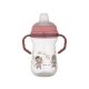 CANPOL BABIES SOLJA BONJOUR PARIS 250ml SA SILIKONSKIM KLJUNOM (56/613) - PINK - EP2740166