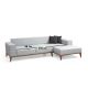 ATELIER DEL SOFA Ugaona garnitura Montana, desna, svetlosiva - 560ARE1103
