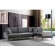 ATELIER DEL SOFA Ugaona garnitura Papira L3+Chl, desna, antracit - 560ARE1106