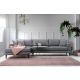 ATELIER DEL SOFA Ugaona garnitura Nordic, leva, tamnosiva - 560ARE1112