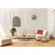 ATELIER DEL SOFA Ugaona garnitura Tulip, desna sa stalkom, bež - 560ARE1158