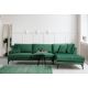 ATELIER DEL SOFA Ugaona garnitura Papira L3+CHL, desna, zelena - 560ARE1170