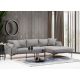 ATELIER DEL SOFA Ugaona garnitura Leo, desna, siva - 560ARE1172