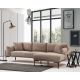 ATELIER DEL SOFA Ugaona garnitura Leo, desna, krem - 560ARE1177