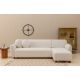 ATELIER DEL SOFA Ugaona garnitura Eddy, desna, bela - 560ARE1197