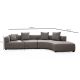 ATELIER DEL SOFA Ugaona garnitura Gondol-1, siva - 560ARE1202