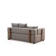 ATELIER DEL SOFA Ugaona garnitura Gondol-1, siva - 560ARE1202
