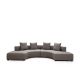 ATELIER DEL SOFA Ugaona sofa Gondol-2, siva - 560ARE1203