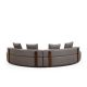 ATELIER DEL SOFA Ugaona sofa Gondol-2, siva - 560ARE1203