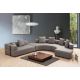 ATELIER DEL SOFA Modularna ugaona garnitura Gondol 4 CHL-SOL-CHL-SAĞ-3R, siva - 560ARE1206