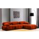 ATELIER DEL SOFA Modularna ugaona garnitura Bubble, cigla - 560ARE1234