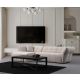 ATELIER DEL SOFA Ugaona garnitura Boxer, leva, bela - 560ARE1237