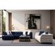 ATELIER DEL SOFA Ugaona garnitura Boston, leva, tamnoplava - 560ARE1242