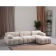 ATELIER DEL SOFA Modularna ugaona garnitura Petite 3, krem - 560ARE1253