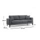 ATELIER DEL SOFA Trosed Nordic, tamnosiva - 560ARE1307