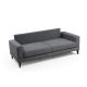ATELIER DEL SOFA Trosed Nordic, tamnosiva - 560ARE1307