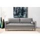 ATELIER DEL SOFA Trosed Rome, svetlosiva - 560ARE1335