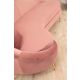 ATELIER DEL SOFA Trosed Eses Left, pink - 560ARE1350