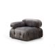 ATELIER DEL SOFA Ugaona fotelja Bubble L1, siva - 560ARE1416
