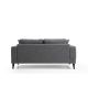 ATELIER DEL SOFA Dvosed Nordic, tamnosiva - 560ARE1504