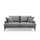 ATELIER DEL SOFA Dvosed Papira, siva - 560ARE1506