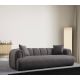 ATELIER DEL SOFA Trosed Puffy 3 Plain, antracit - 560ARE1545