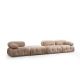 ATELIER DEL SOFA Ugaona garnitura Bubble, krem - 560ARE1611
