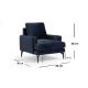 ATELIER DEL SOFA Fotelja Papira Armchair, tamnoplava - 560ARE1703