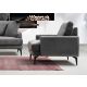 ATELIER DEL SOFA Fotelja Papira Armchair, antracit - 560ARE1704