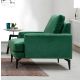 ATELIER DEL SOFA Fotelja Papira Armchair, zelena - 560ARE1709
