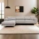 ATELIER DEL SOFA Ugaona garnitura Jivago, leva, bež - 560ARE1714