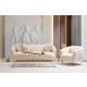 ATELIER DEL SOFA Fotelja Istiridye, bež - 560ARE1730