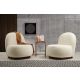 ATELIER DEL SOFA Fotelja Tina, bela - 560ARE1736