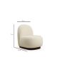 ATELIER DEL SOFA Fotelja Tina, bela - 560ARE1736
