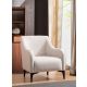 ATELIER DEL SOFA Fotelja Belissimo, svetlo bež - 560ARE1744