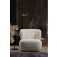 ATELIER DEL SOFA Fotelja Livorno, bela - 560ARE1747