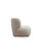 ATELIER DEL SOFA Fotelja Livorno, bela - 560ARE1747