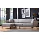 ATELIER DEL SOFA Ugaona garnitura Belissimo, leva, siva - 560ARE1803