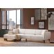 ATELIER DEL SOFA Ugaona garnitura Belissimo, leva, bela - 560ARE1807